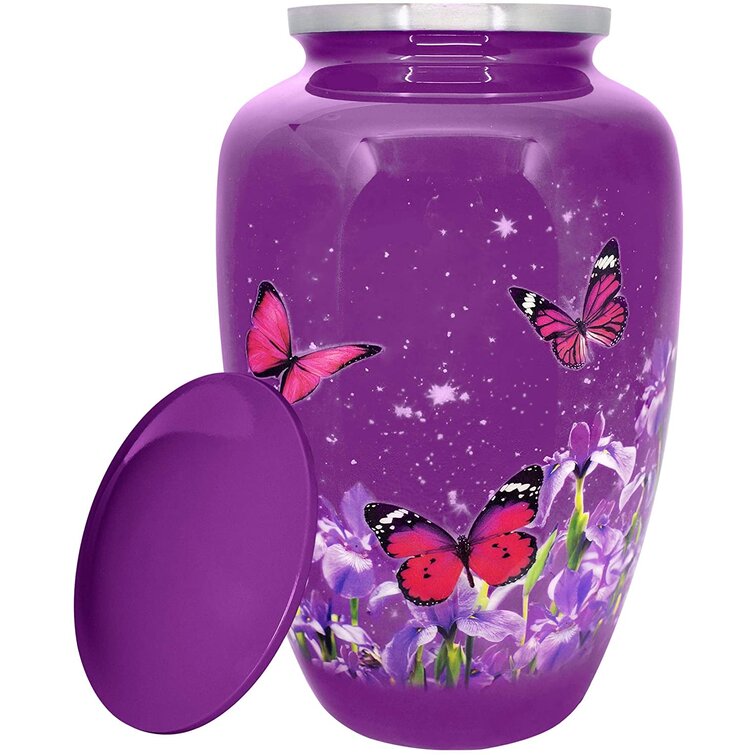 Trupoint Memorials Mystic Butterfly Cremation Urn for Human Ashes